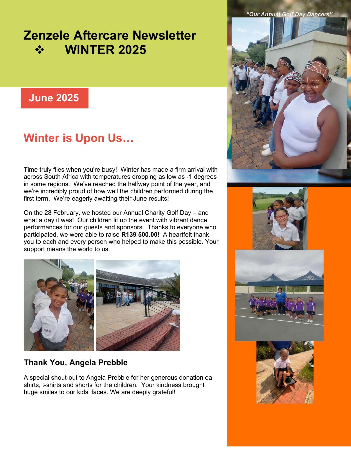 June 2025 Zenzele newsletter cover