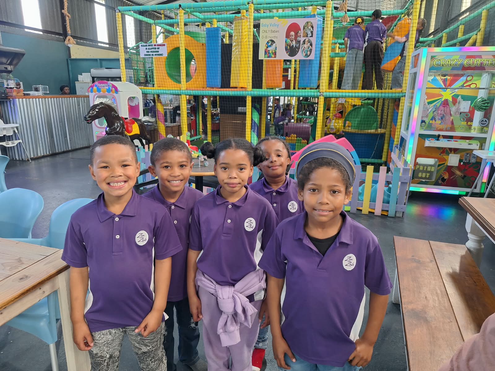 Zenzele children at an activity venue